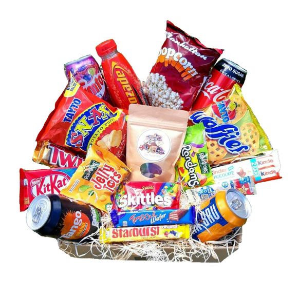 Selection of Irish sweets and snacks